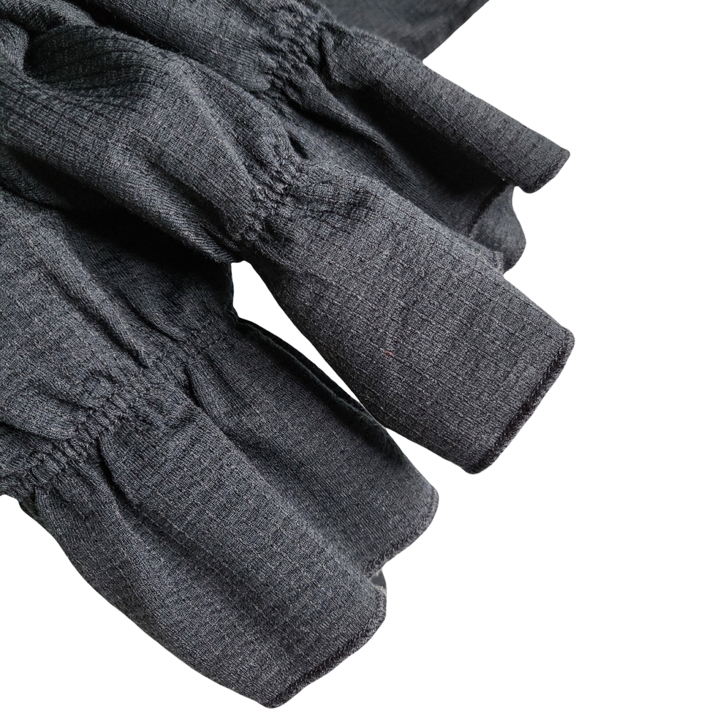 Black Ruffle Blouse - Picture 4 of 9